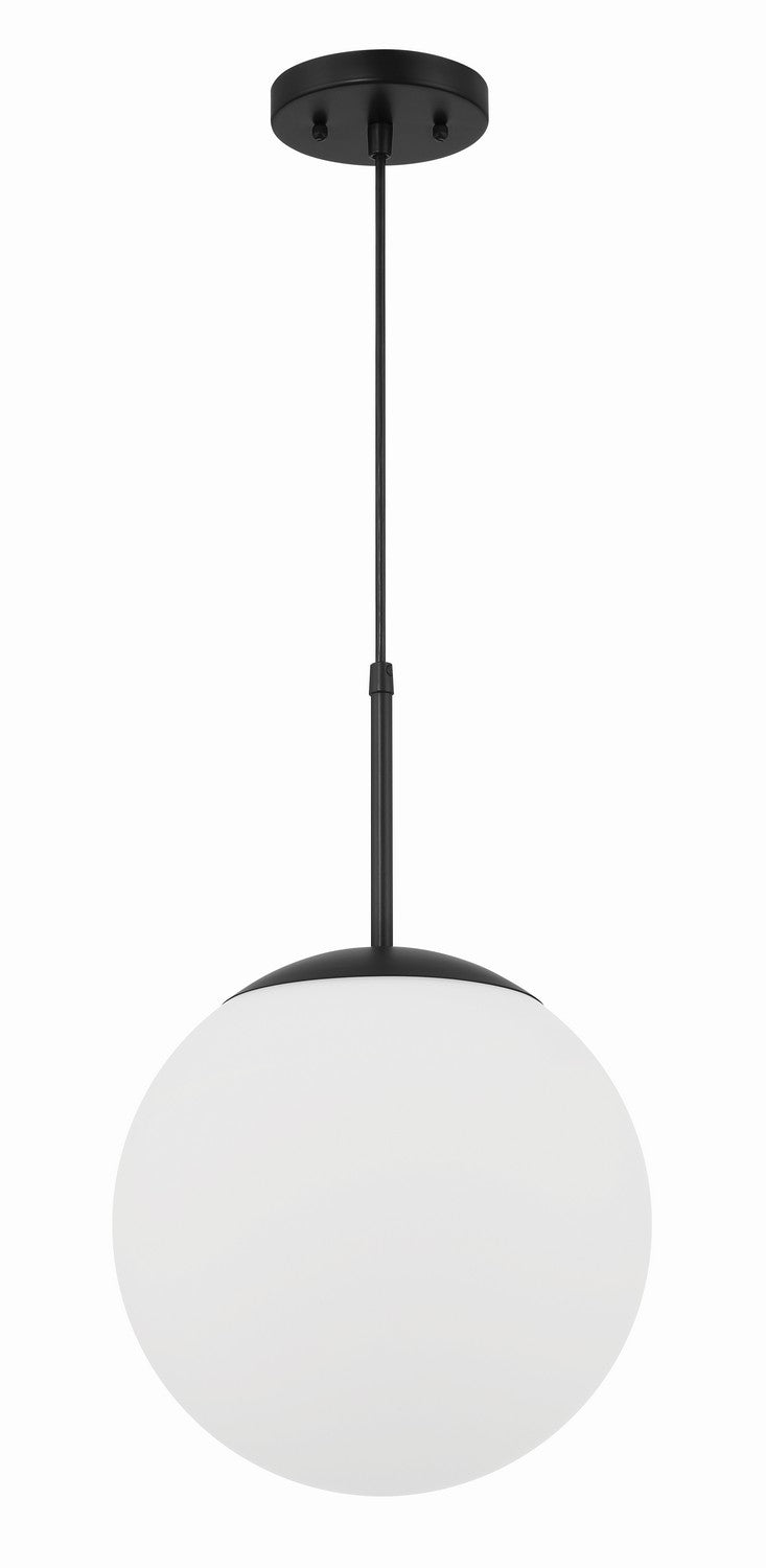 Gaze One Light Pendant in Flat Black - available from The Lighting Shoppe, trusted by Canadian homeowners