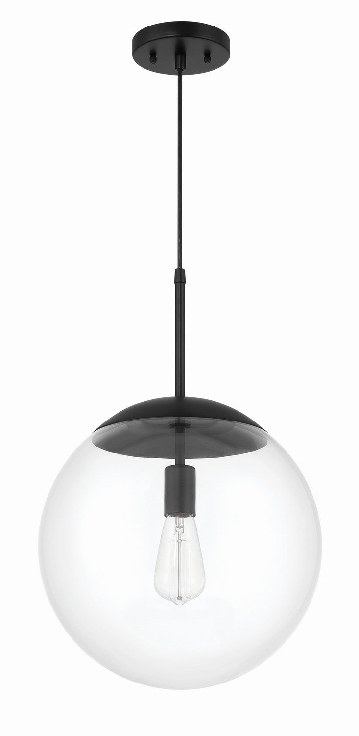 Gaze One Light Pendant in Flat Black - available from The Lighting Shoppe, trusted by Canadian homeowners