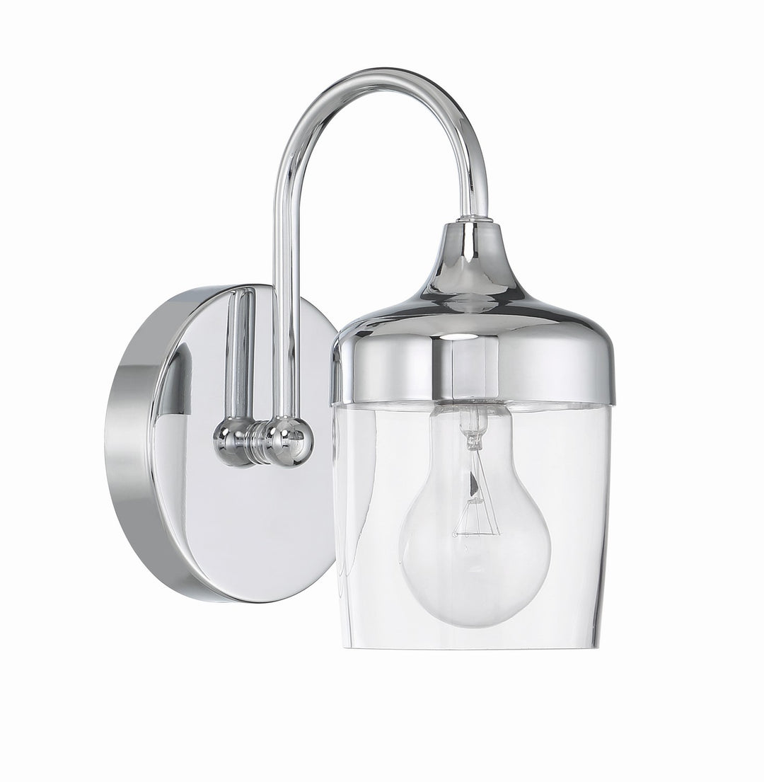 Wrenn One Light Wall Sconce in Chrome - available from The Lighting Shoppe, trusted by Canadian homeowners