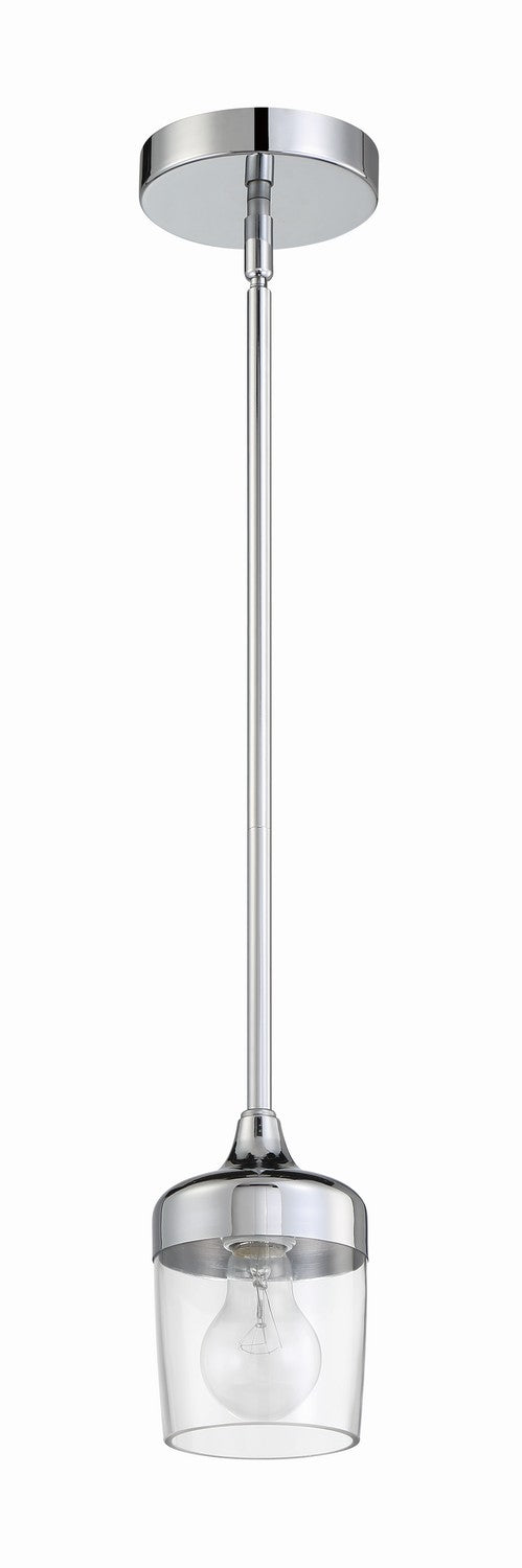 Wrenn One Light Mini Pendant in Chrome - available from The Lighting Shoppe, trusted by Canadian homeowners