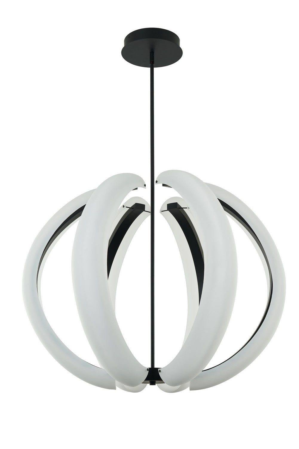 Unwind LED Pendant in Flat Black - available from The Lighting Shoppe, trusted by Canadian homeowners