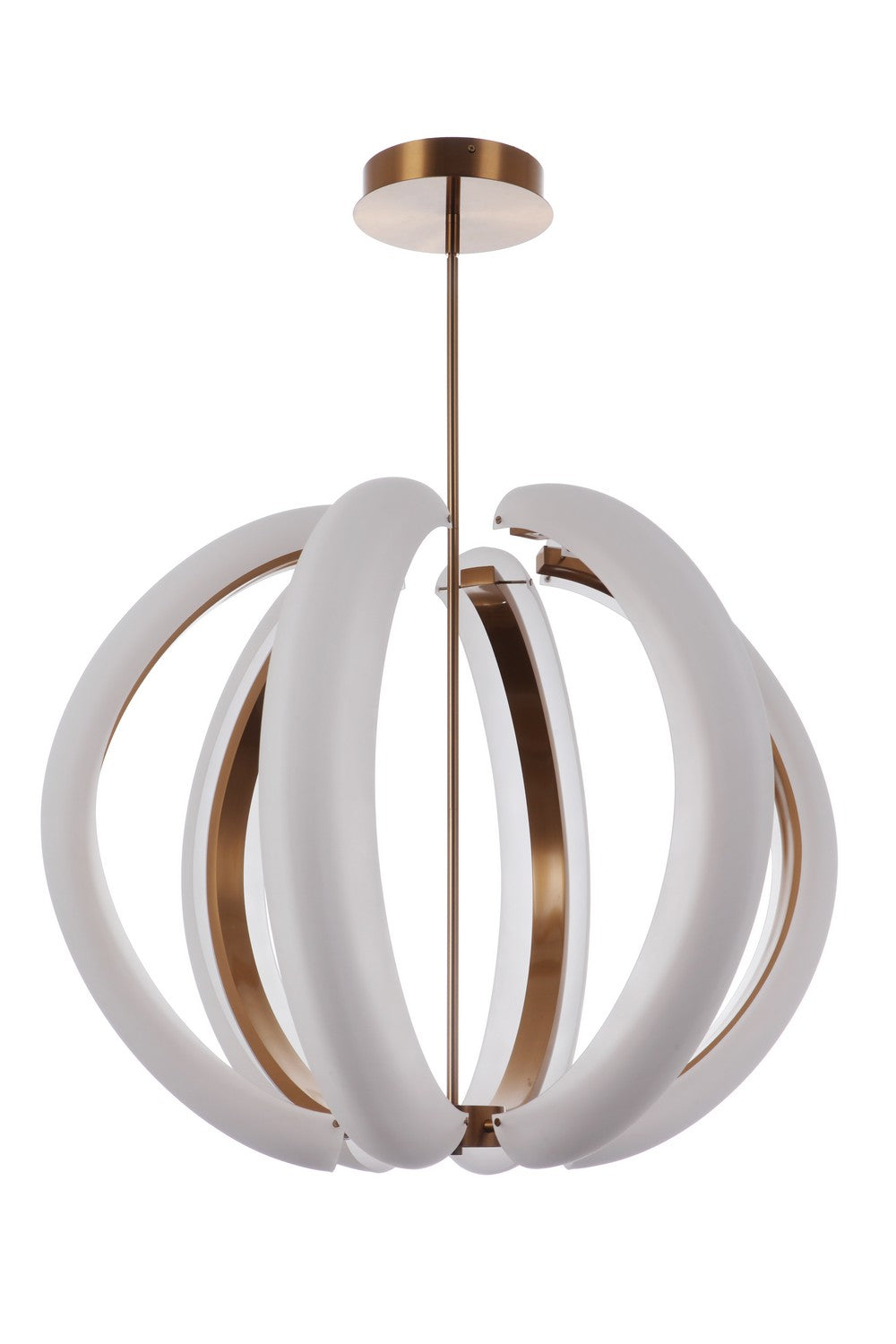 Unwind LED Pendant in Satin Brass - available from The Lighting Shoppe, trusted by Canadian homeowners
