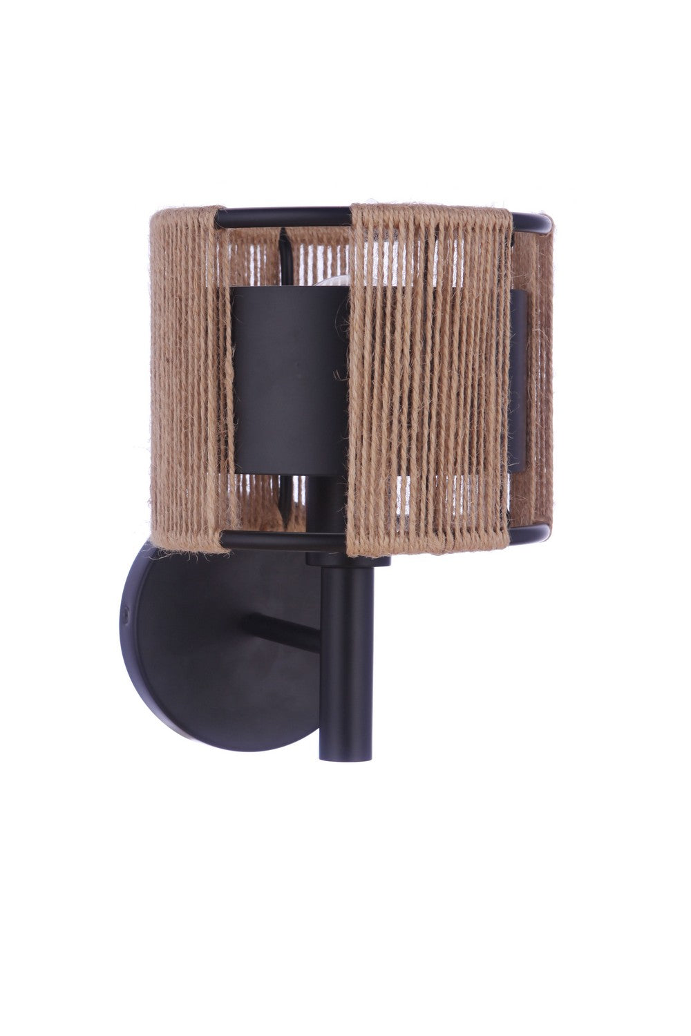 Kensey One Light Wall Sconce in Flat Black - available from The Lighting Shoppe, trusted by Canadian homeowners