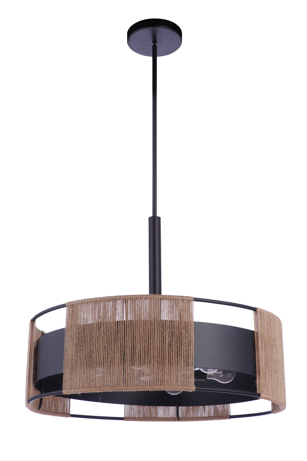 Kensey Six Light Pendant in Flat Black - available from The Lighting Shoppe, trusted by Canadian homeowners