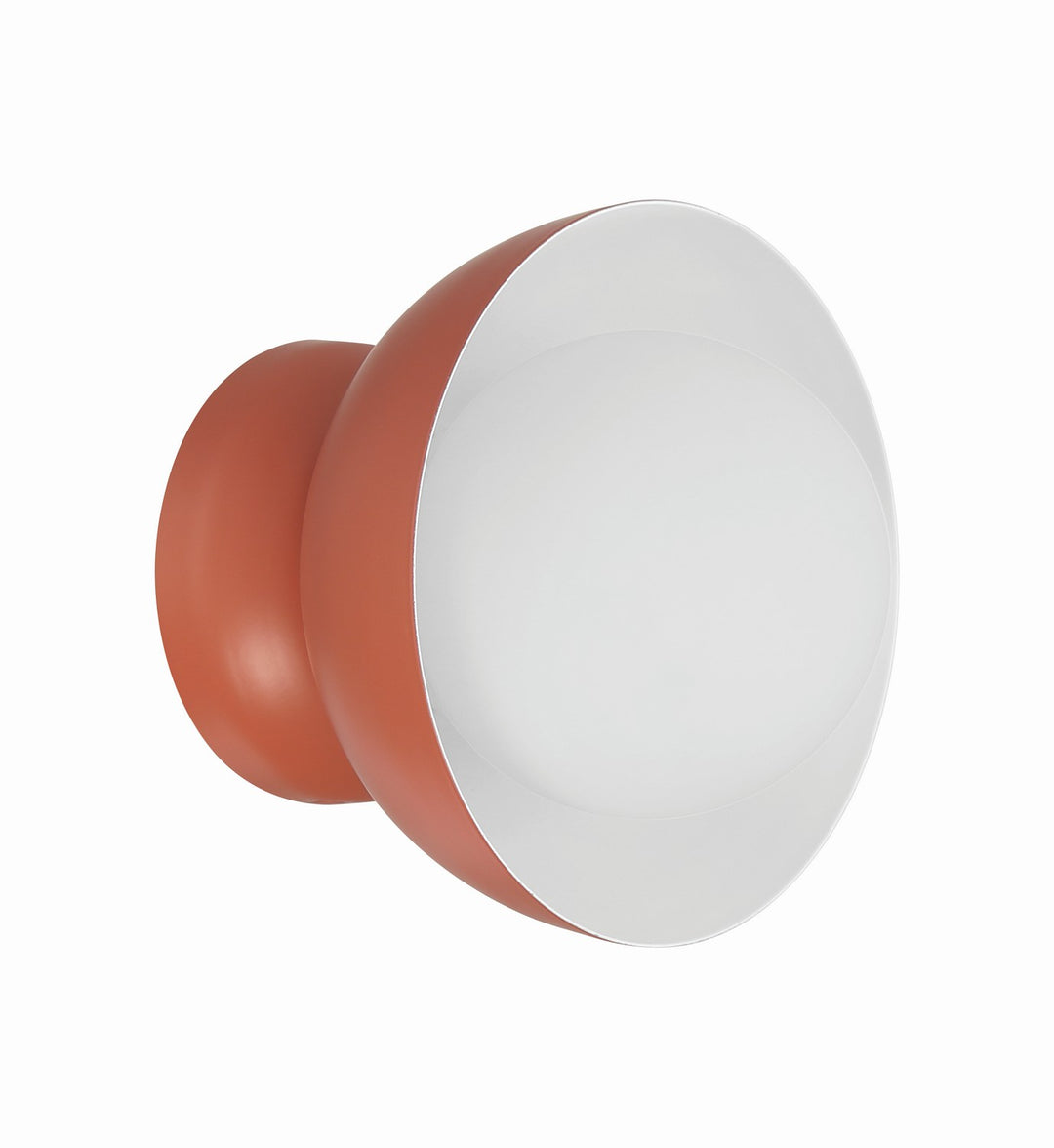 Ventura Dome One Light Wall Sconce in Baked Clay - available from The Lighting Shoppe, trusted by Canadian homeowners