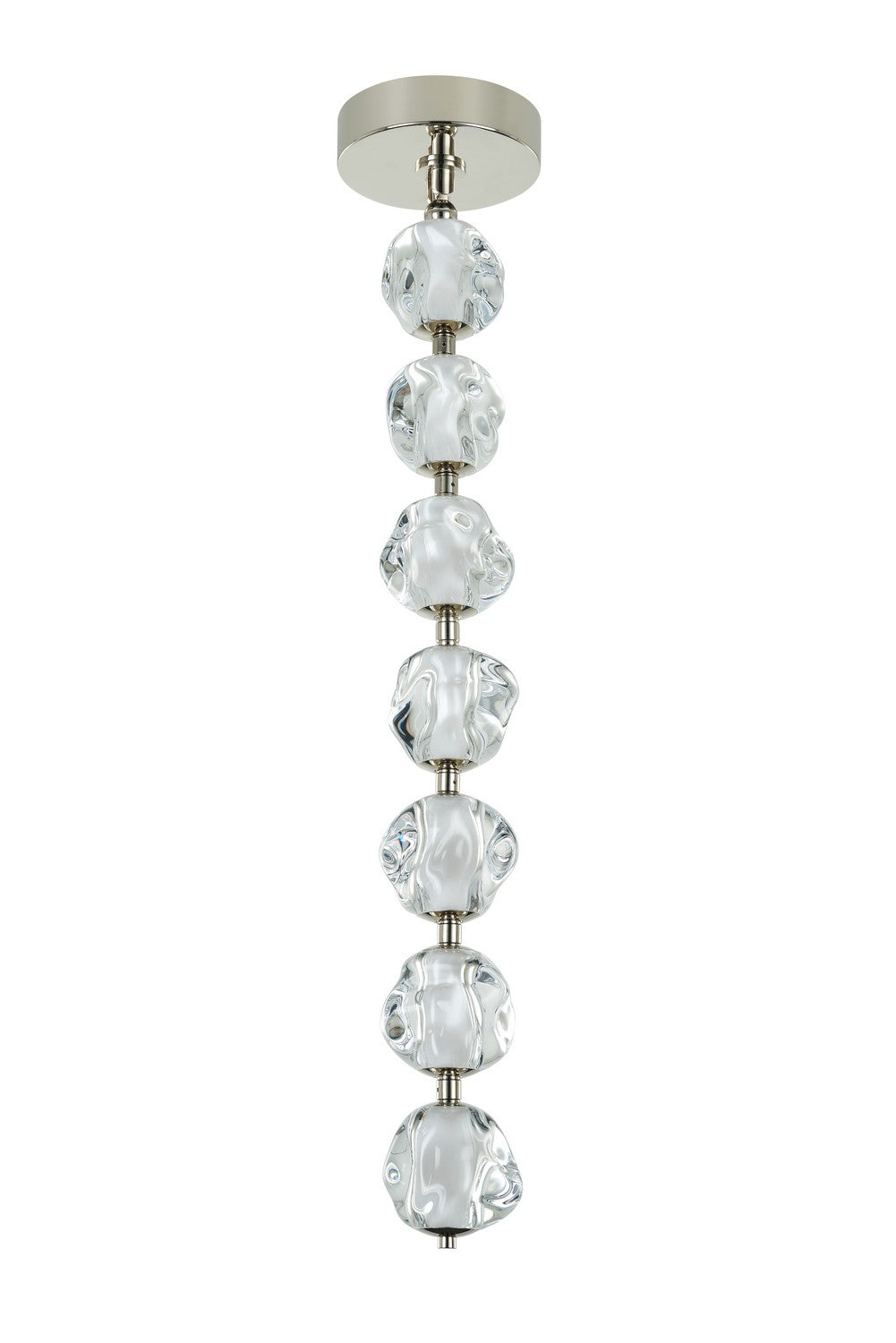 Jackie LED Pendant in Polished Nickel - available from The Lighting Shoppe, trusted by Canadian homeowners
