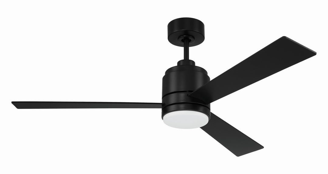 McCoy 3 Blade 52"Ceiling Fan in Flat Black - available from The Lighting Shoppe, trusted by Canadian homeowners