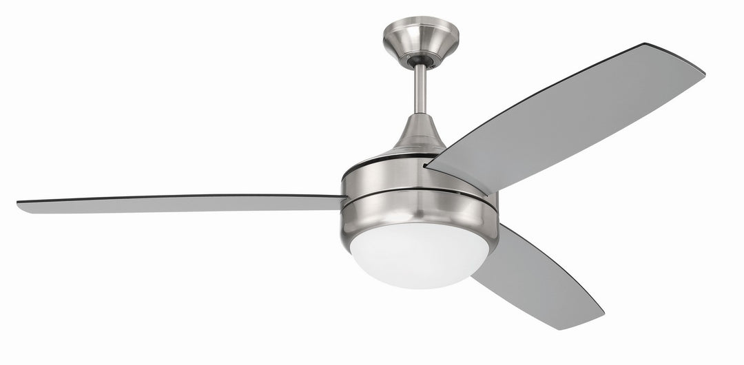 Phaze II 3-Blade 52"Ceiling Fan in Brushed Polished Nickel - available from The Lighting Shoppe, trusted by Canadian homeowners