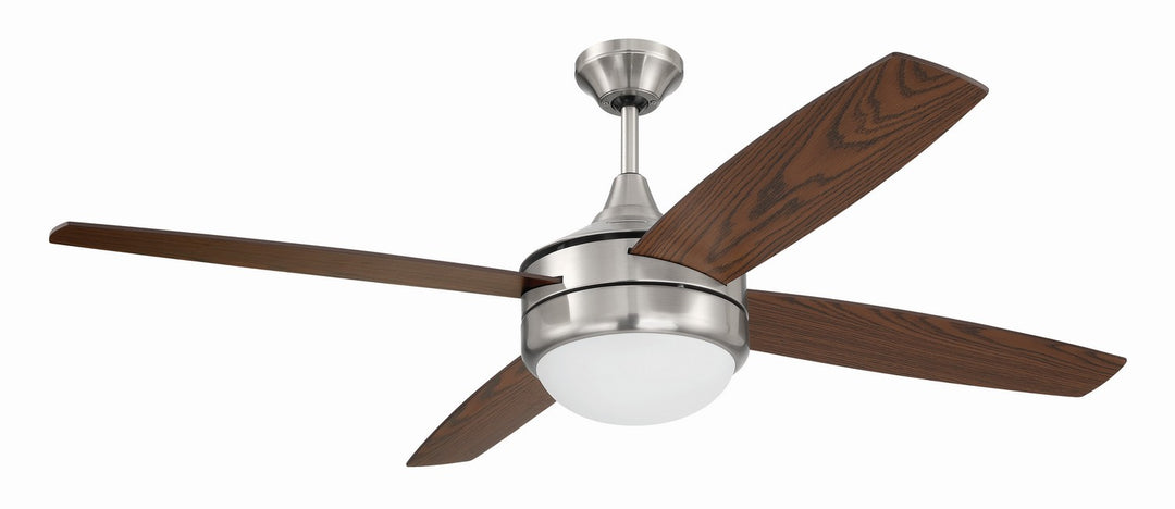 Phaze II 4- Blade 52"Ceiling Fan in Brushed Polished Nickel - available from The Lighting Shoppe, trusted by Canadian homeowners