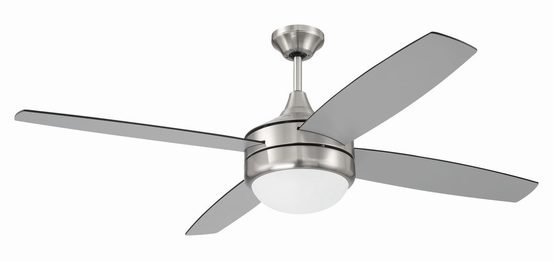 Phaze II 4- Blade 52"Ceiling Fan in Brushed Polished Nickel - available from The Lighting Shoppe, trusted by Canadian homeowners
