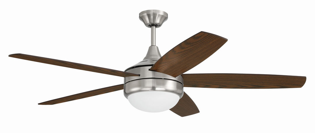 Phaze II 5- Blade 52"Ceiling Fan in Brushed Polished Nickel - available from The Lighting Shoppe, trusted by Canadian homeowners