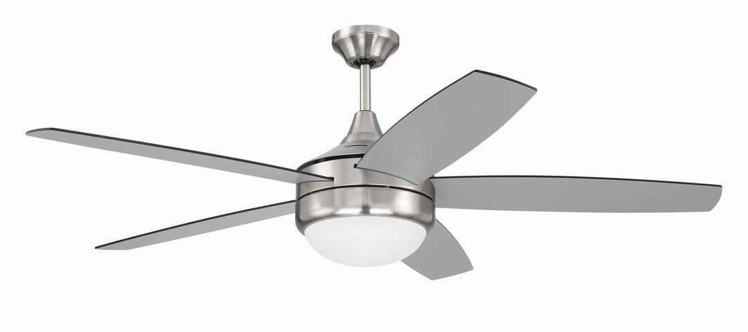 Phaze II 5- Blade 52"Ceiling Fan in Brushed Polished Nickel - available from The Lighting Shoppe, trusted by Canadian homeowners