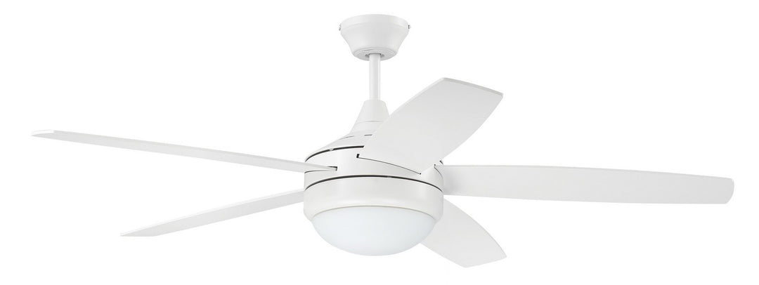 Phaze II 5- Blade 52"Ceiling Fan in White - available from The Lighting Shoppe, trusted by Canadian homeowners