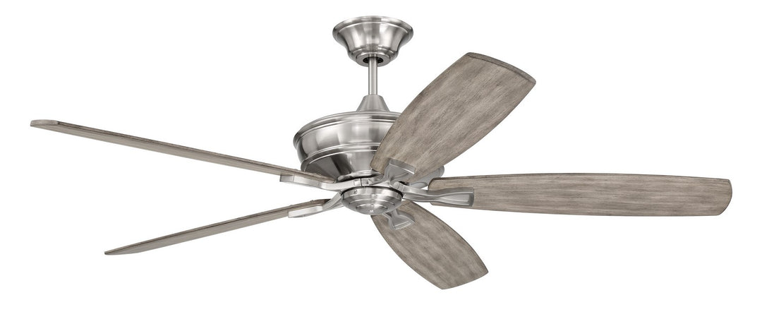 Santori 60 60"Ceiling Fan in Brushed Polished Nickel - available from The Lighting Shoppe, trusted by Canadian homeowners