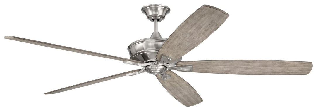 Santori 72 72"Ceiling Fan in Brushed Polished Nickel - available from The Lighting Shoppe, trusted by Canadian homeowners