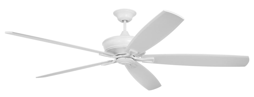 Santori 72 Indoor/Outdoor 72"Ceiling Fan in Matte White - available from The Lighting Shoppe, trusted by Canadian homeowners