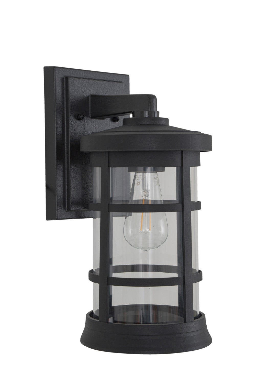 Resilience Lanterns One Light Outdoor Lantern in Textured Black - available from The Lighting Shoppe, trusted by Canadian homeowners
