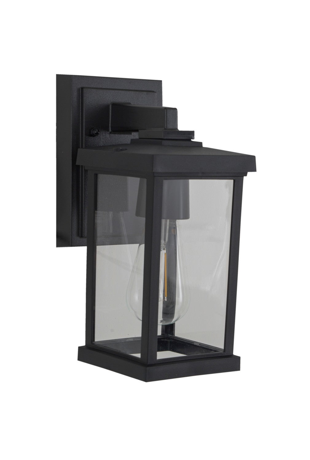 Resilience Lanterns One Light Outdoor Lantern in Textured Black - available from The Lighting Shoppe, trusted by Canadian homeowners