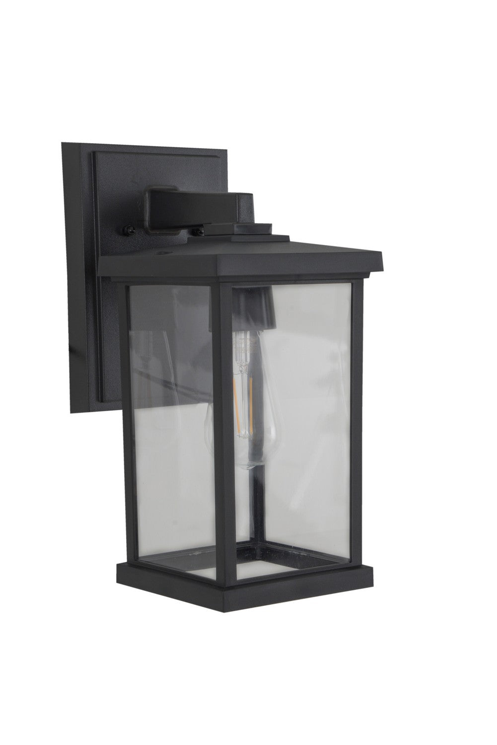 Resilience Lanterns One Light Outdoor Lantern in Textured Black - available from The Lighting Shoppe, trusted by Canadian homeowners