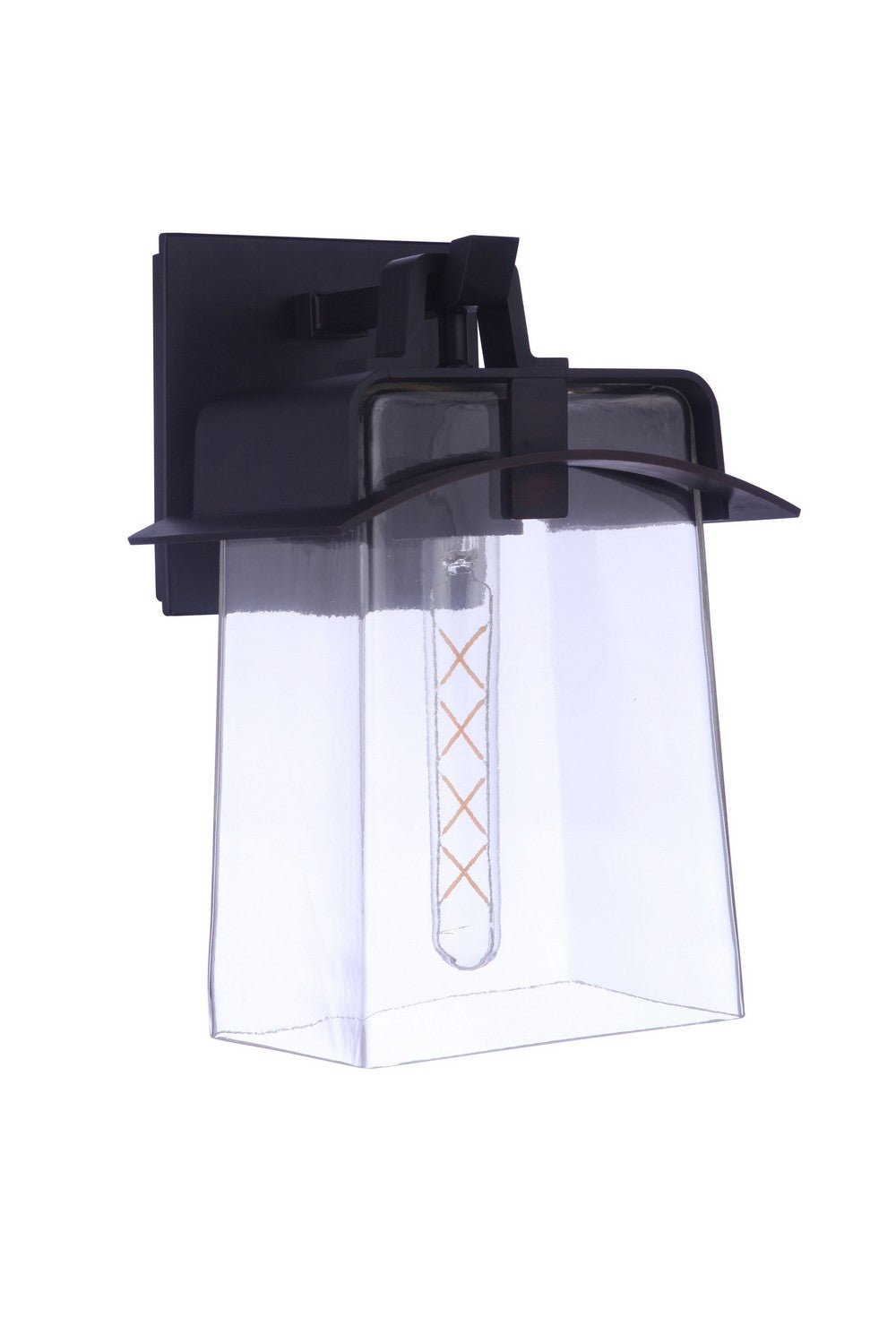 Smithy One Light Outdoor Lantern in Aged Bronze Brushed - available from The Lighting Shoppe, trusted by Canadian homeowners