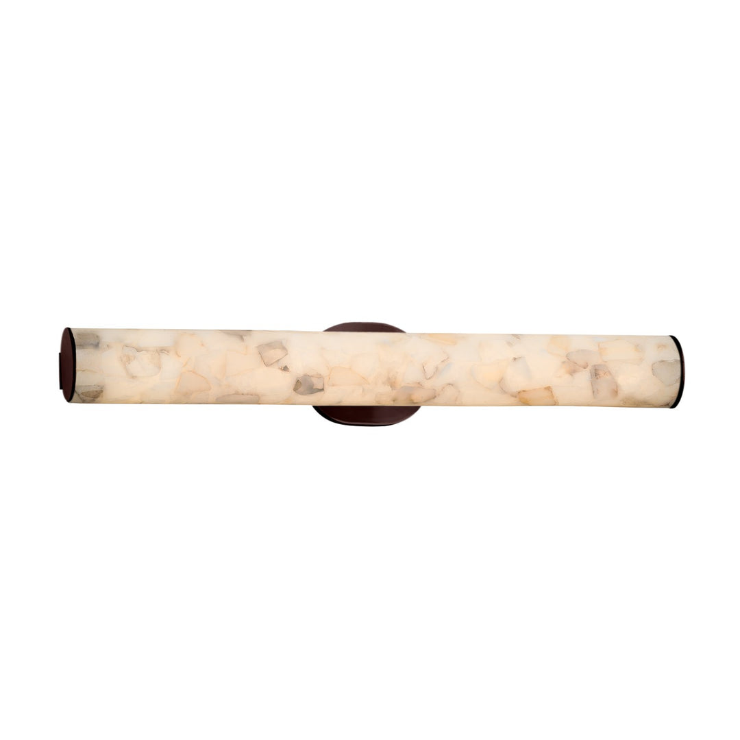 Justice Designs - ALR-8655-DBRZ - LED Linear Bath Bar - Alabaster Rocks - Dark Bronze