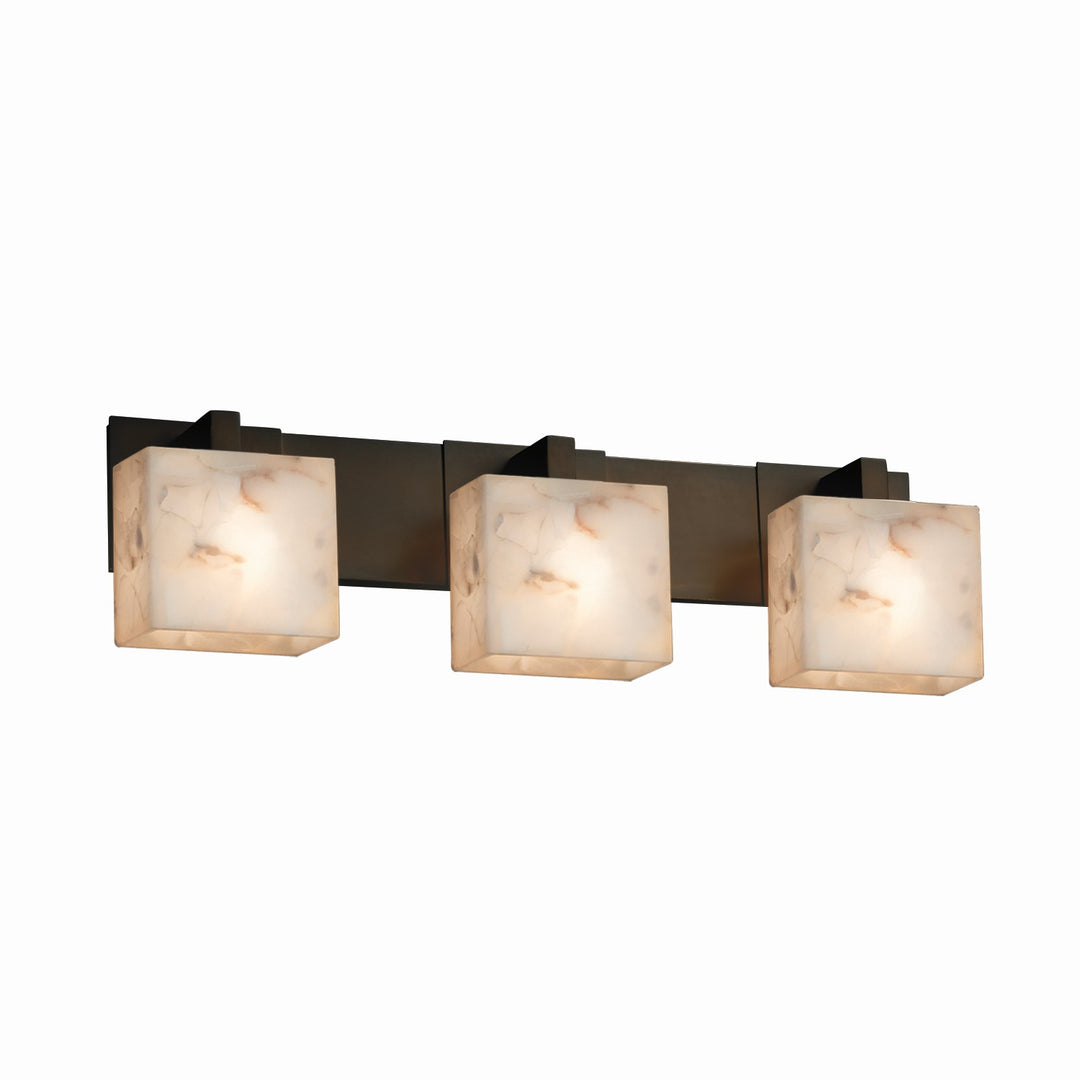 Justice Designs - ALR-8923-55-DBRZ-LED3-2100 - LED Bath Bar - Alabaster Rocks - Dark Bronze