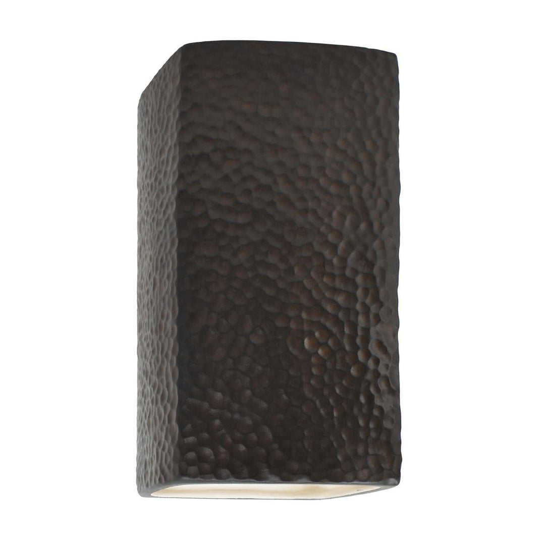 Ambiance LED Lantern in Hammered Iron Justice Designs