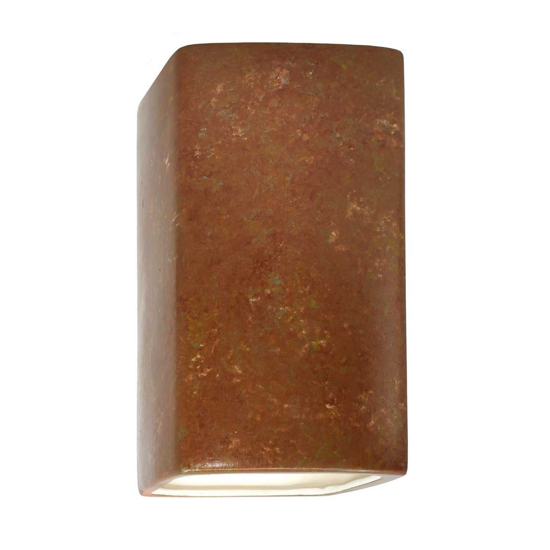 Ambiance LED Lantern in Rust Patina Justice Designs