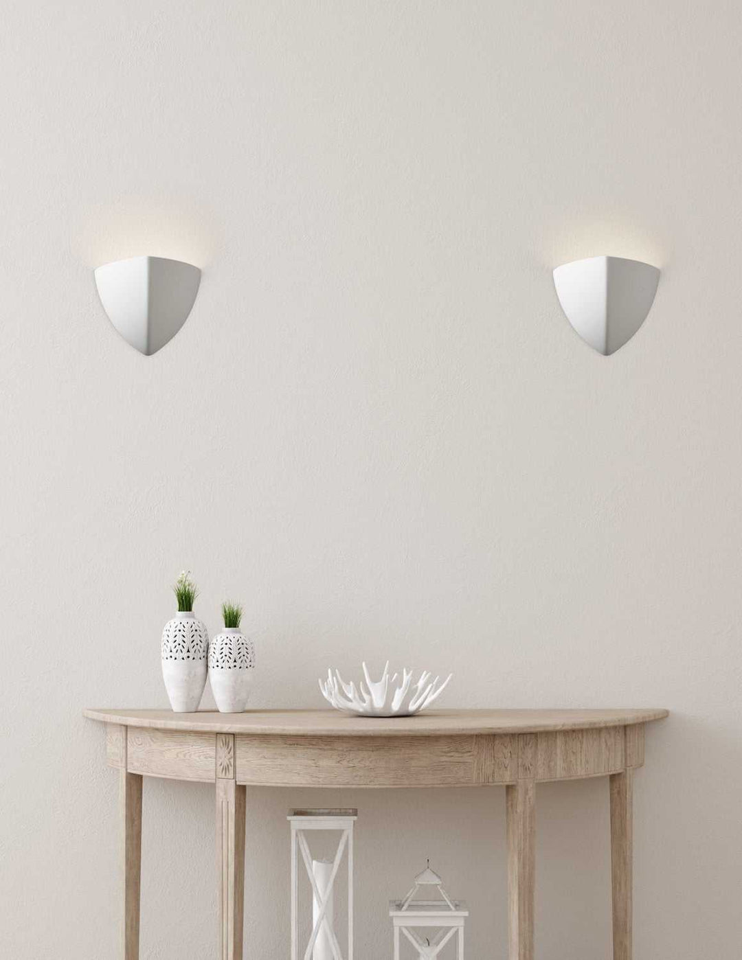 Ambiance LED Lantern in Bisque Justice Designs
