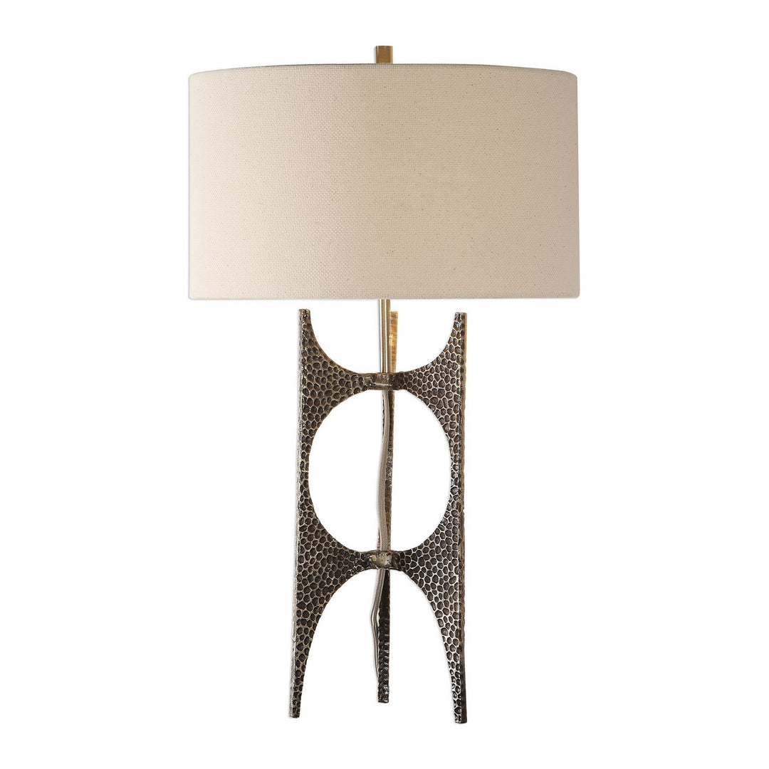 Goldia One Light Table Lamp in Antique Golden Bronze - available from The Lighting Shoppe, trusted by Canadian homeowners