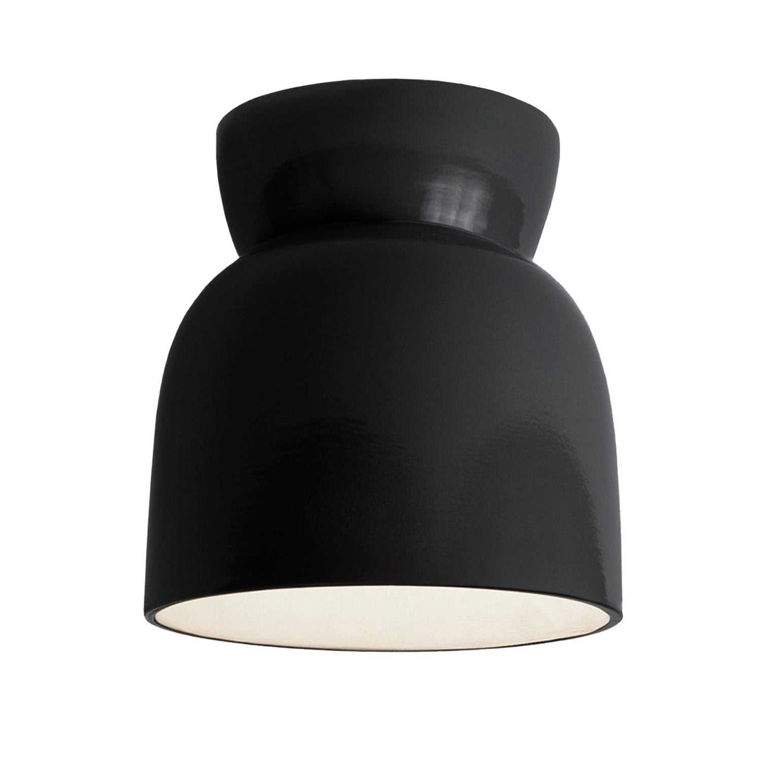 Radiance Collection LED Flush-Mount in Gloss Black Justice Designs