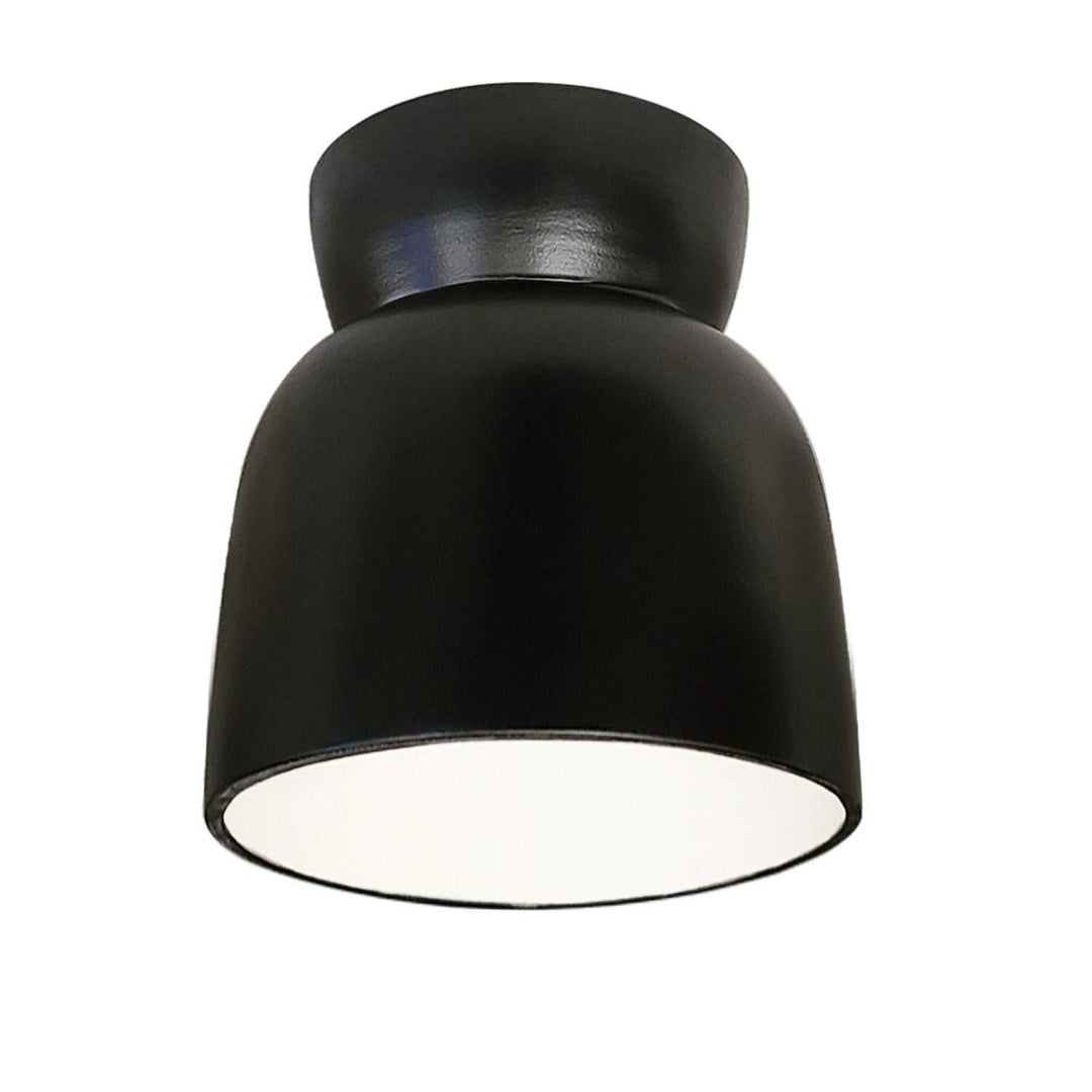 Radiance Collection LED Flush-Mount in Carbon - Matte Black Justice Designs
