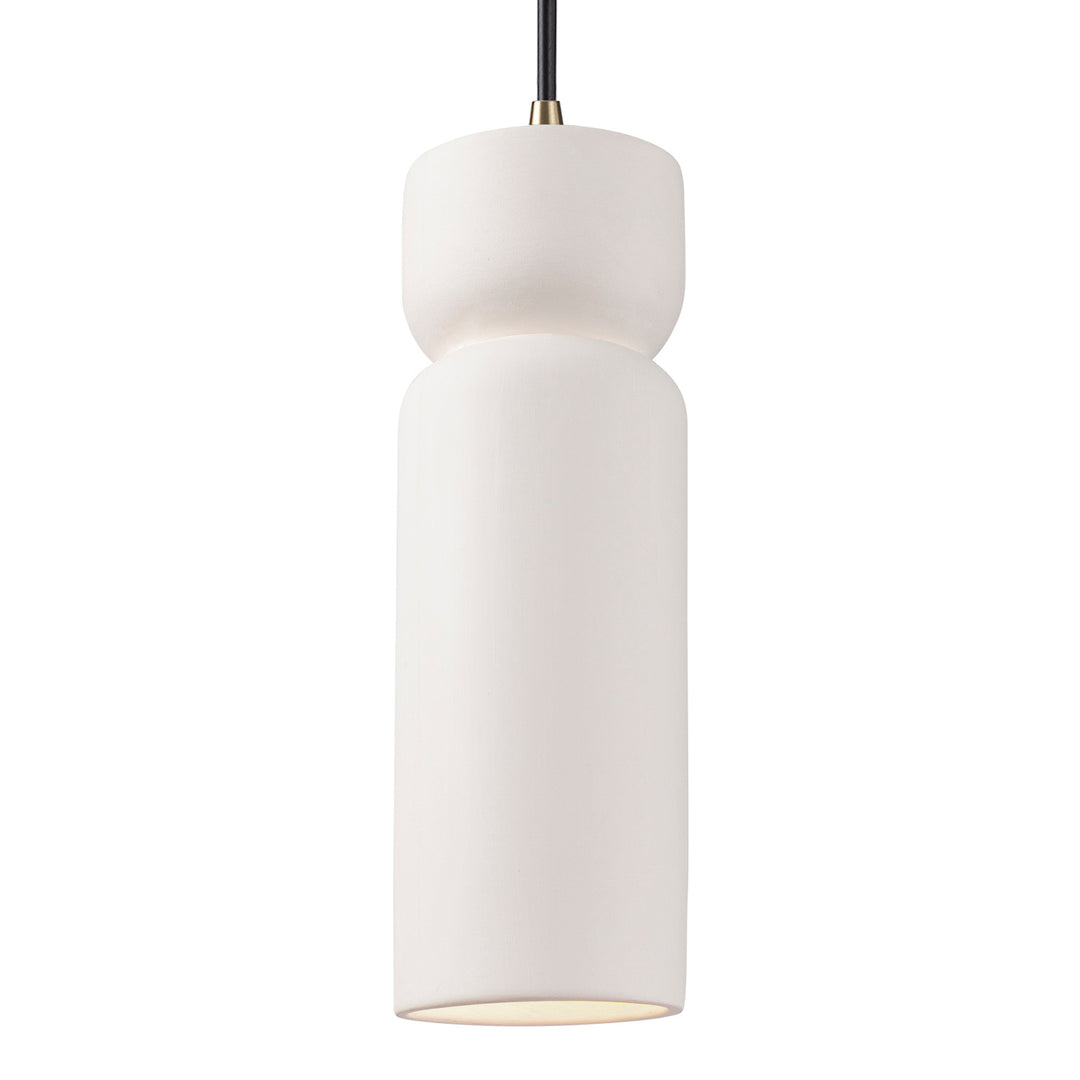 Justice Designs - CER-6510-BIS-ABRS-BKCD-LED1-700 - LED Pendant - Radiance - Bisque