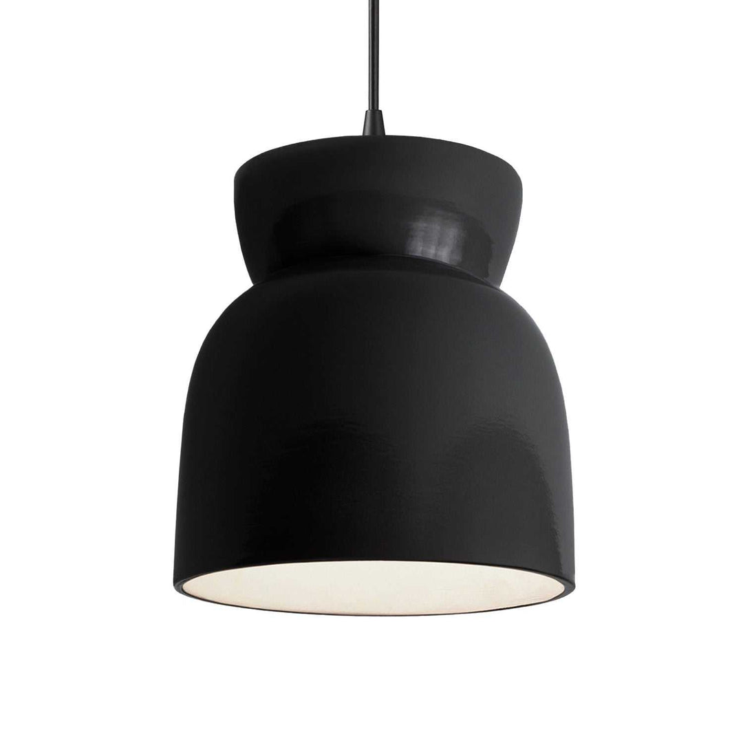 Radiance LED Pendant in Gloss Black Justice Designs