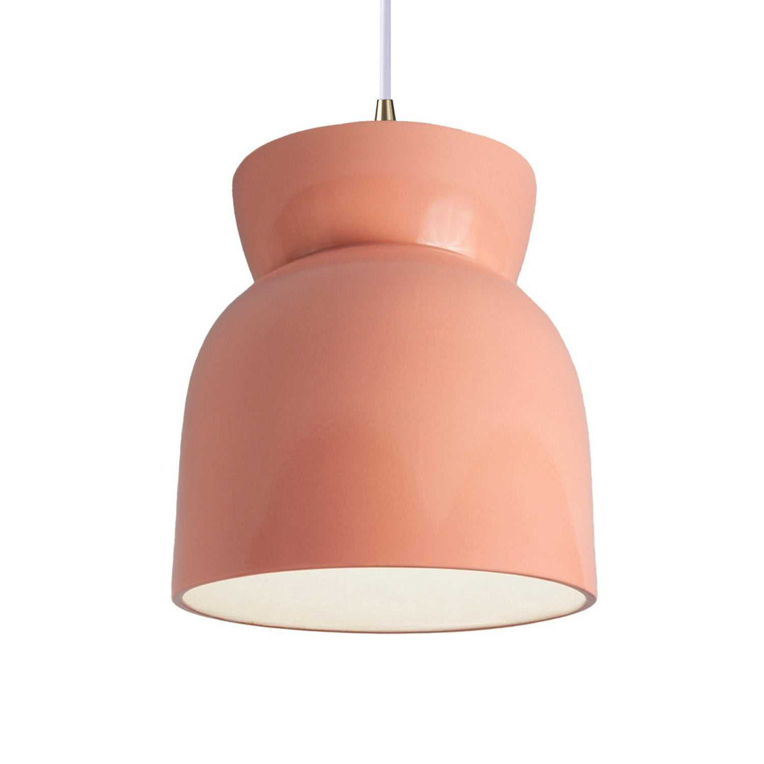 Radiance LED Pendant in Gloss Blush Justice Designs