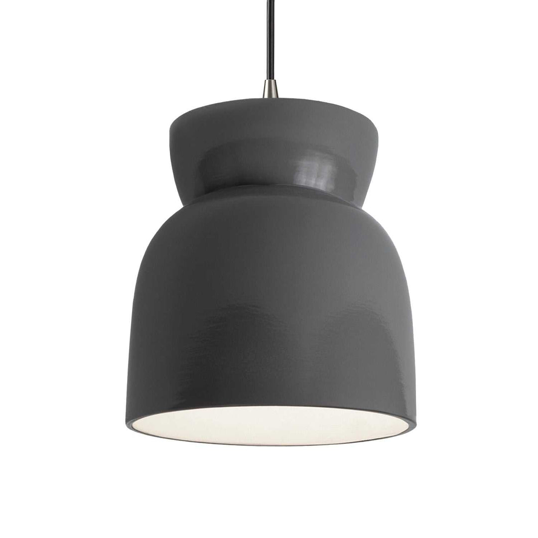 Radiance LED Pendant in Gloss Grey Justice Designs