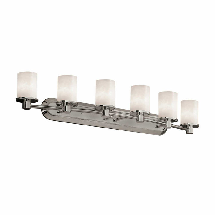 Clouds LED Bath Bar in Brushed Nickel Justice Designs