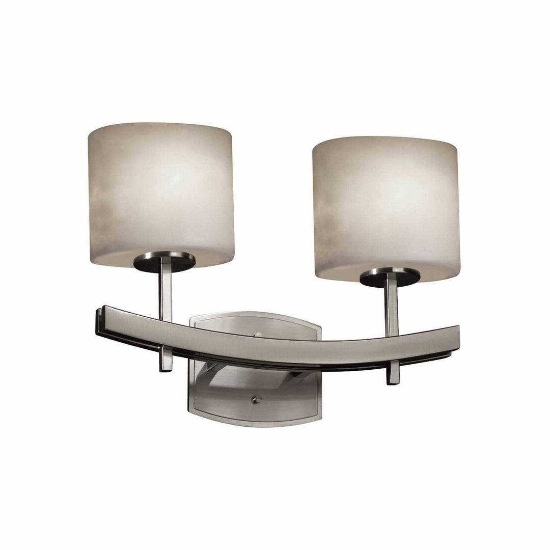 Clouds LED Bath Bar in Brushed Nickel Justice Designs