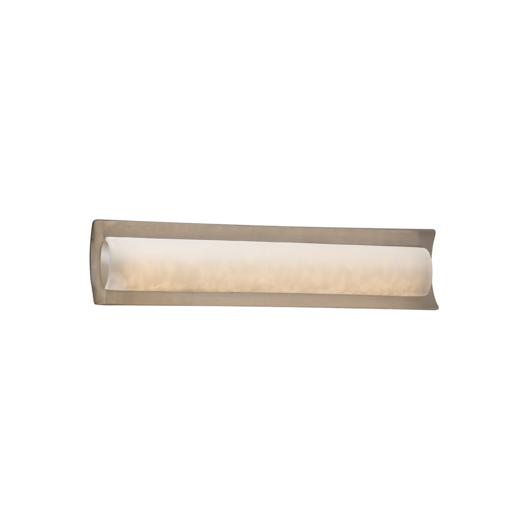 Justice Designs - CLD-8631-NCKL - LED Linear Bath Bar - Clouds - Brushed Nickel