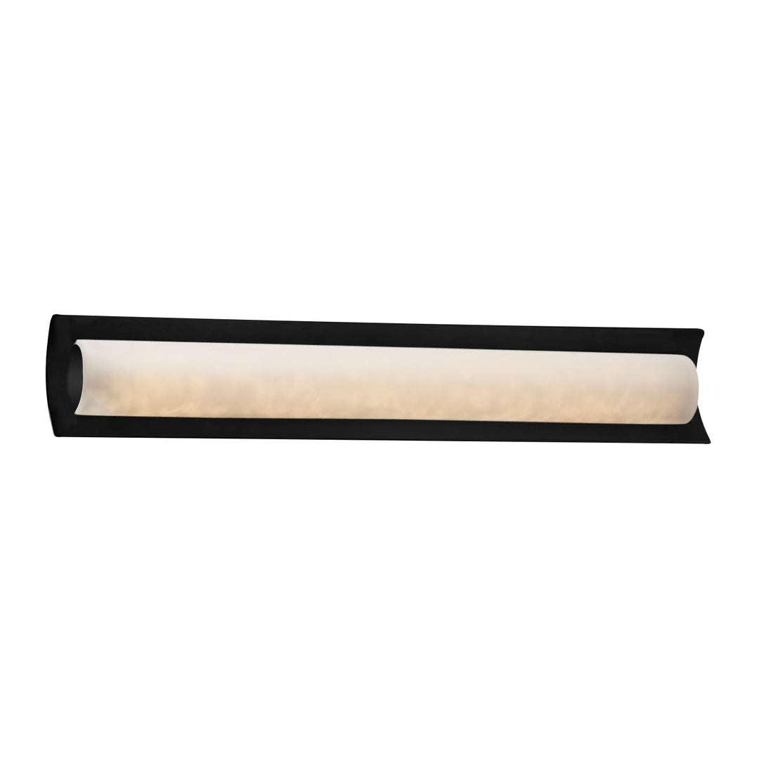Justice Designs - CLD-8635-MBLK - LED Linear Bath Bar - Clouds - Matte Black