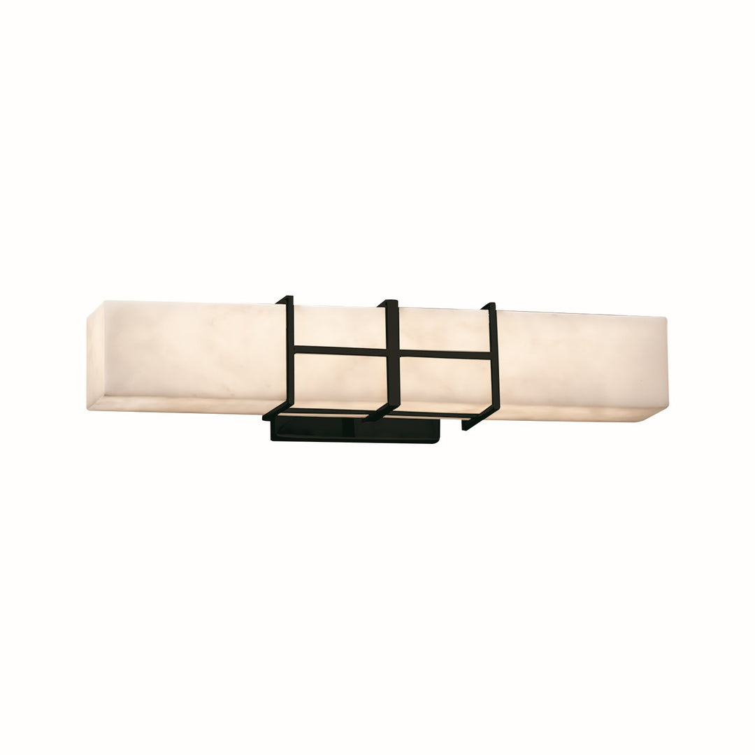 Justice Designs - CLD-8640-DBRZ - LED Linear Bath Bar - Clouds - Dark Bronze