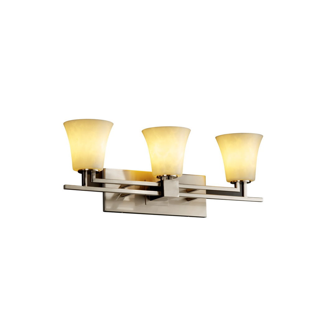 Justice Designs - CLD-8703-20-NCKL-LED3-2100 - LED Bath Bar - Clouds - Brushed Nickel
