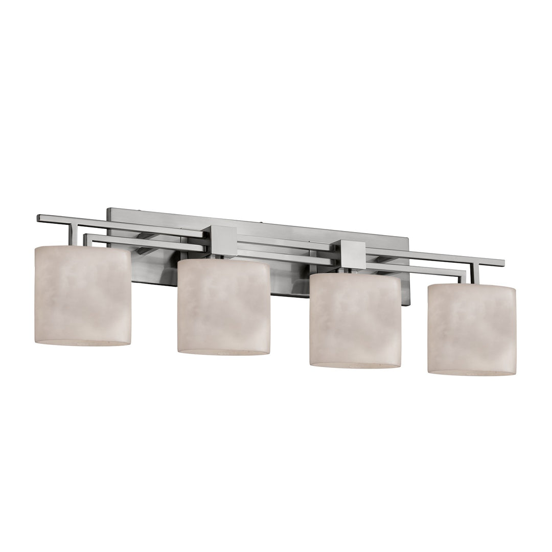 Justice Designs - CLD-8704-30-NCKL-LED4-2800 - LED Bath Bar - Clouds - Brushed Nickel