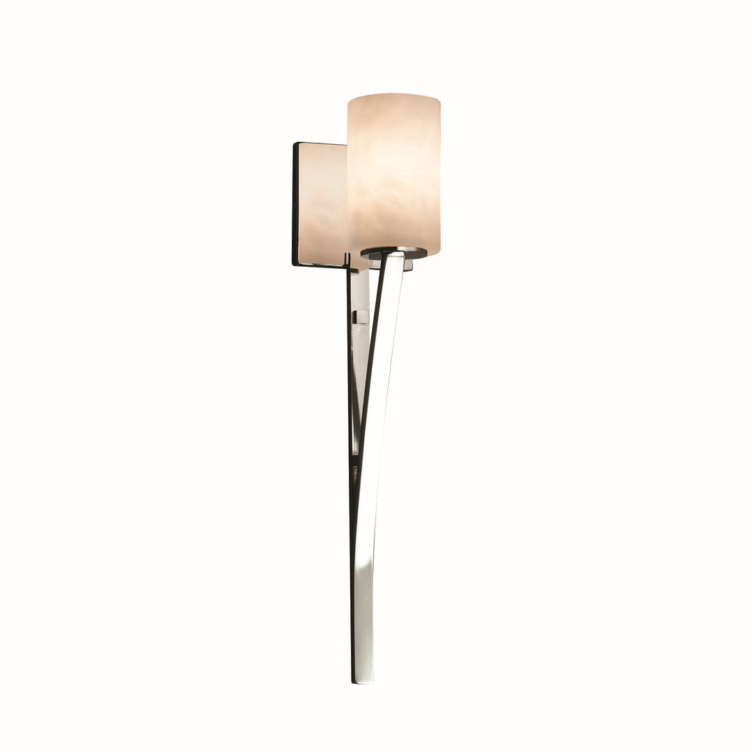Justice Designs - CLD-8791-10-CROM - One Light Wall Sconce - Clouds - Polished Chrome