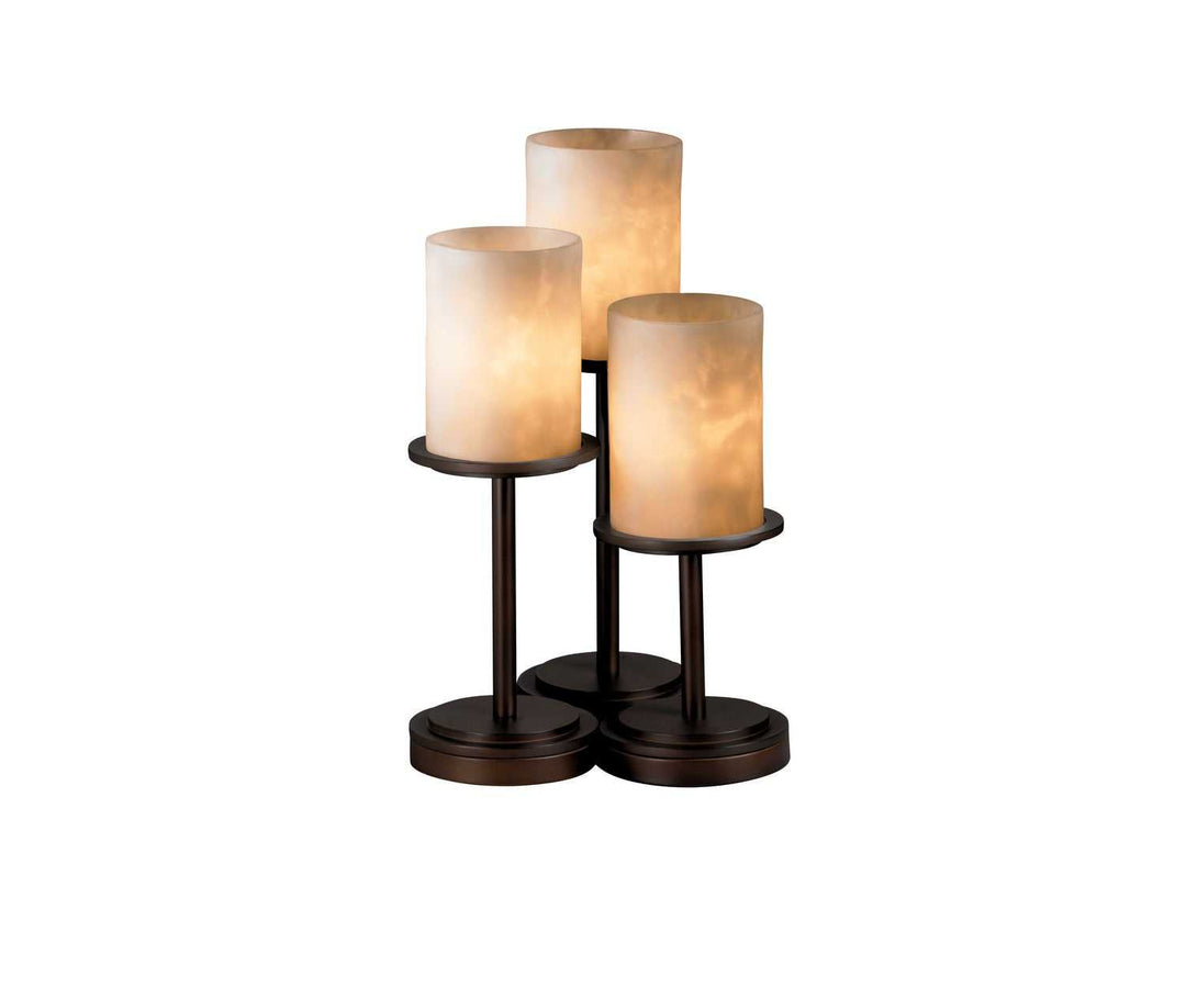 Clouds LED Table Lamp in Dark Bronze Justice Designs