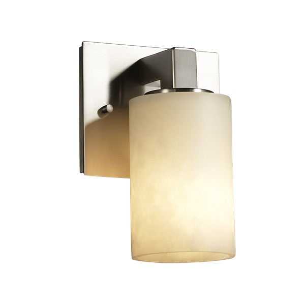 Clouds LED Wall Sconce in Brushed Nickel Justice Designs