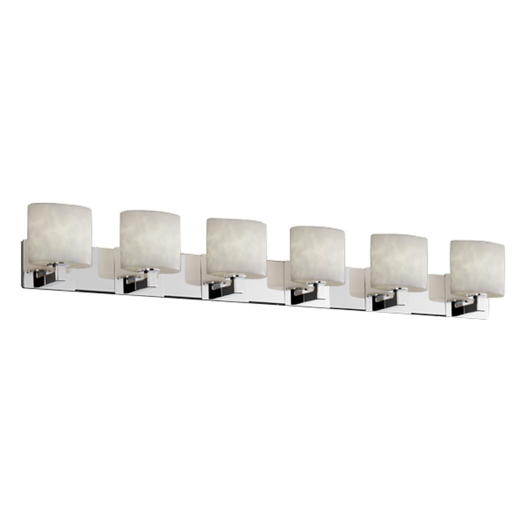Justice Designs - CLD-8926-30-CROM-LED6-4200 - LED Bath Bar - Clouds - Polished Chrome