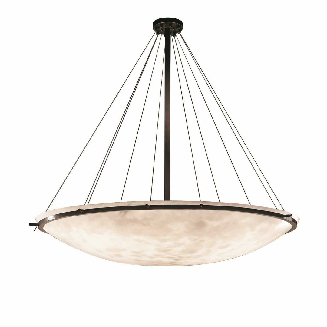 Clouds 16 Light Pendant in Dark Bronze Justice Designs