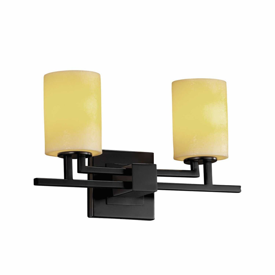 CandleAria LED Bath Bar in Matte Black Justice Designs
