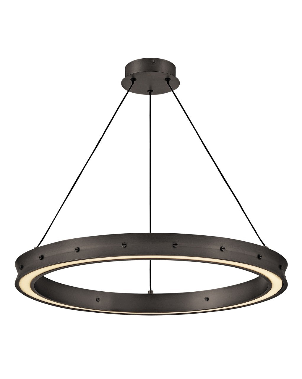 Althea LED Chandelier in Satin Black - available from The Lighting Shoppe, trusted by Canadian homeowners